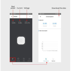 Ewelink WIFI ON-OFF Energy kWh Power Monitor 63A with LEAKAGE Protect